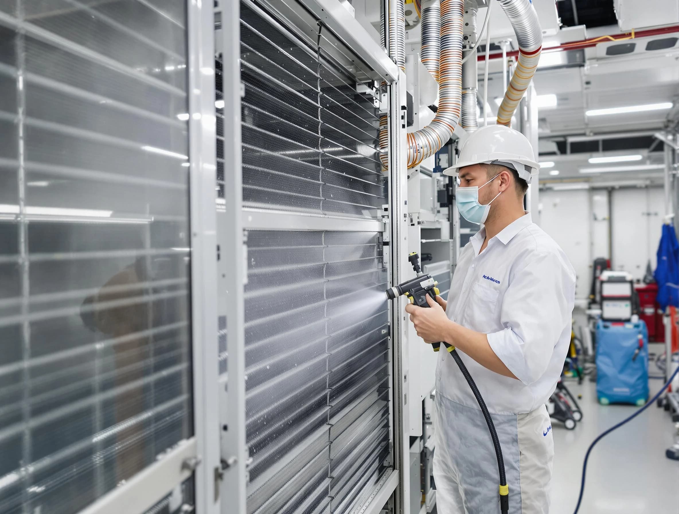 Professional AC coil cleaning by Wakefield Air Duct Cleaning in Wakefield