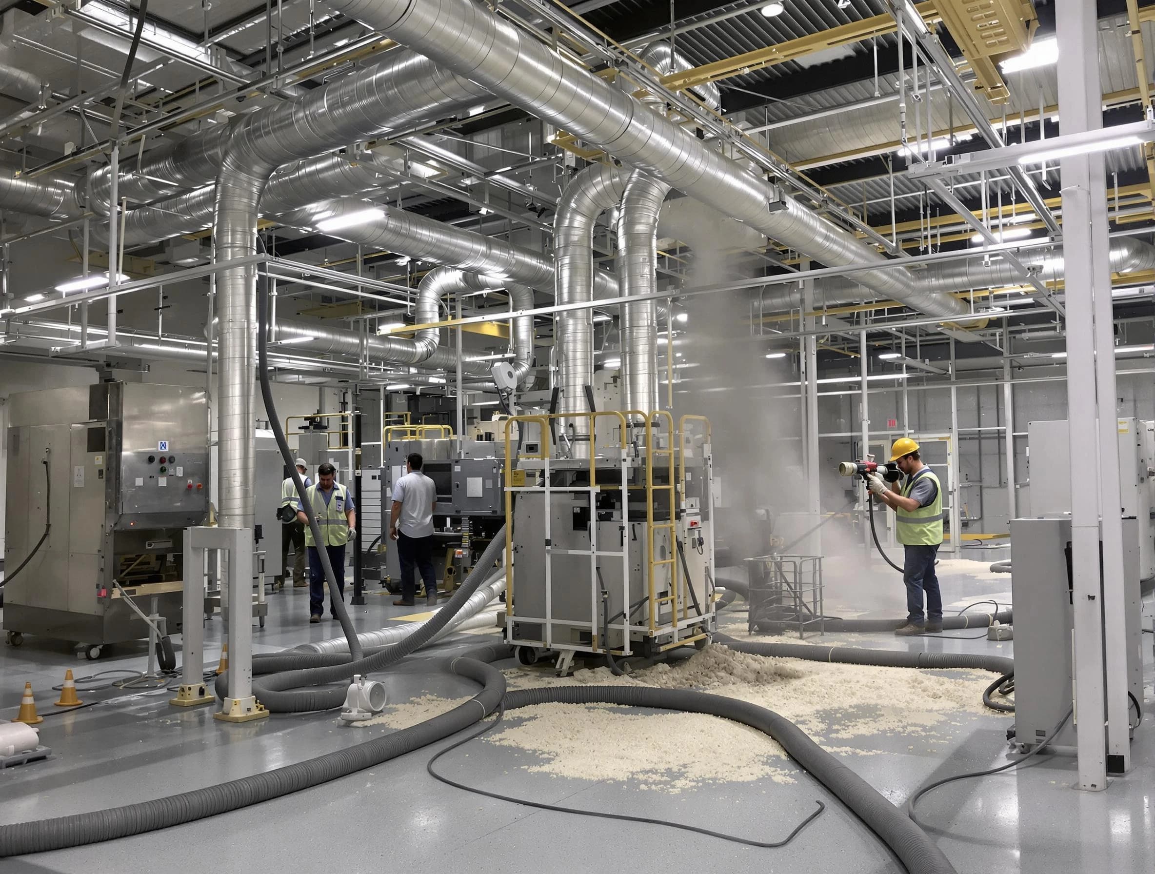 Heavy-duty industrial duct cleaning by Wakefield Air Duct Cleaning in Wakefield