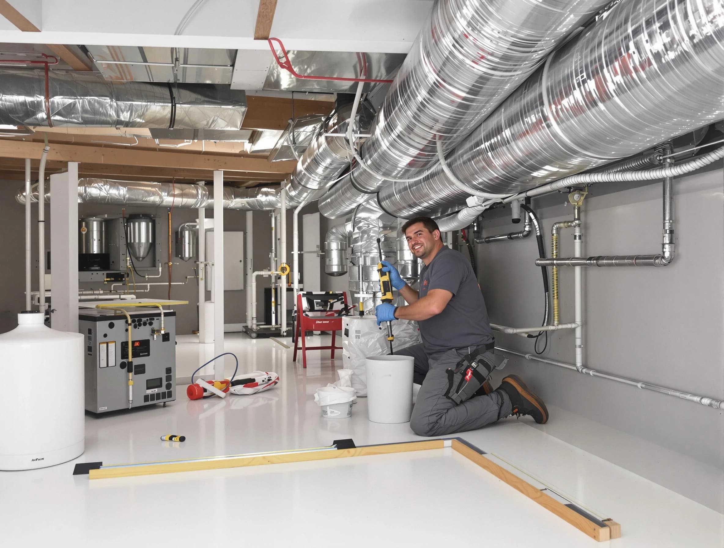 Professional duct sealing service by Wakefield Air Duct Cleaning in Wakefield
